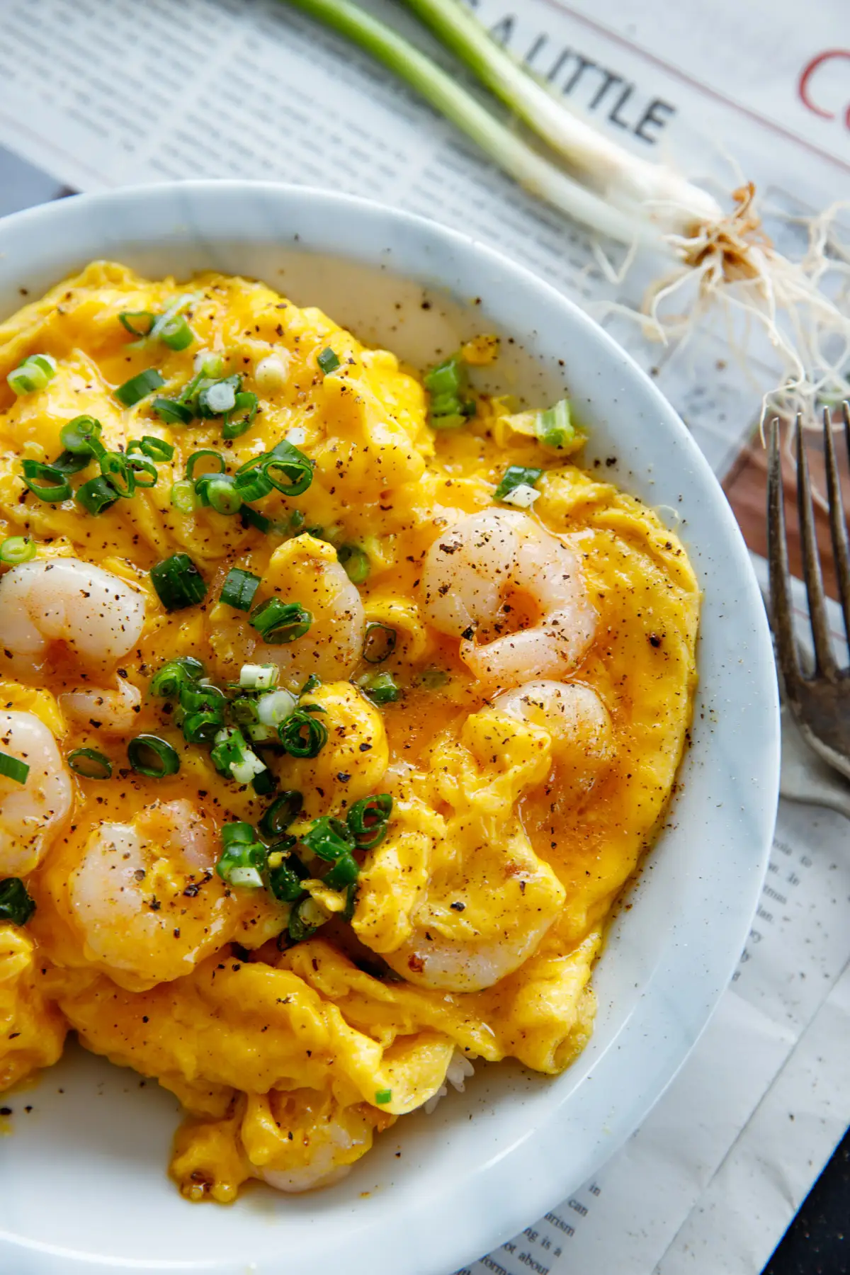 Shrimp Omelette
