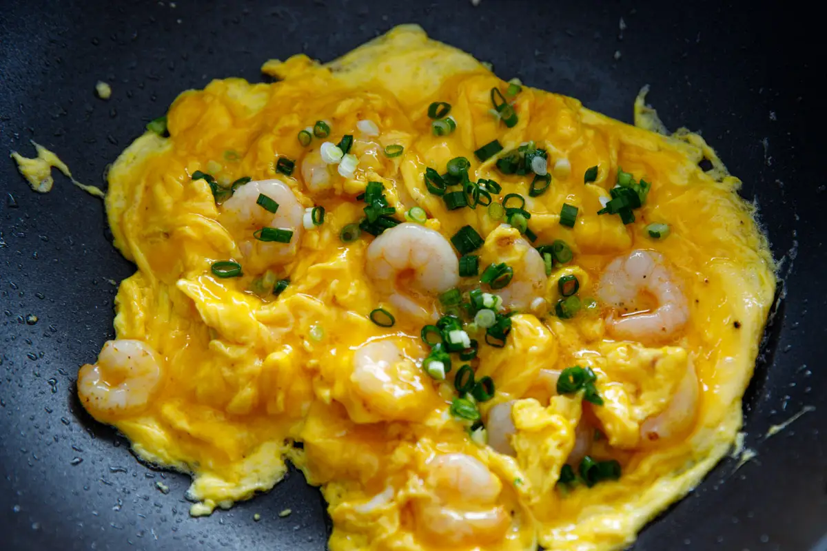 Shrimp Omelette