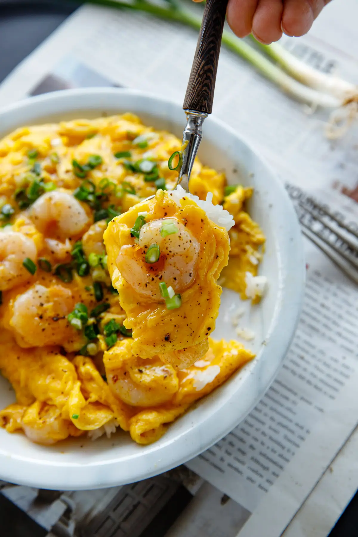 Shrimp Omelette