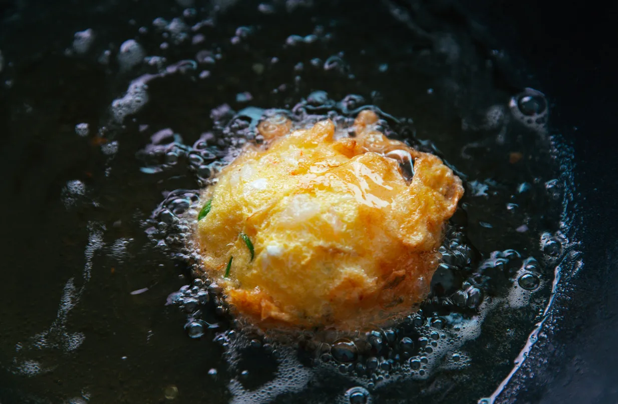 deep-fried egg foo young