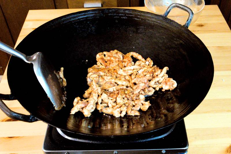 Cooking pork