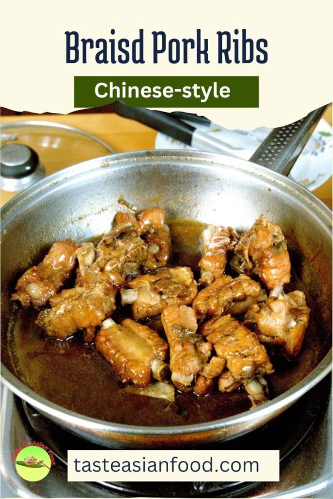 Chinese braised pork ribs recipe