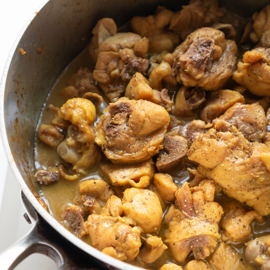 Vietnamese braised turmeric lemongrass chili chicken (Gà Kho Nghệ Sả Ớt)