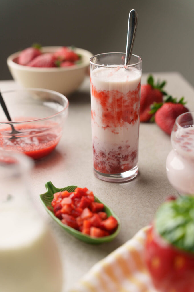 Strawberry Milk Cup