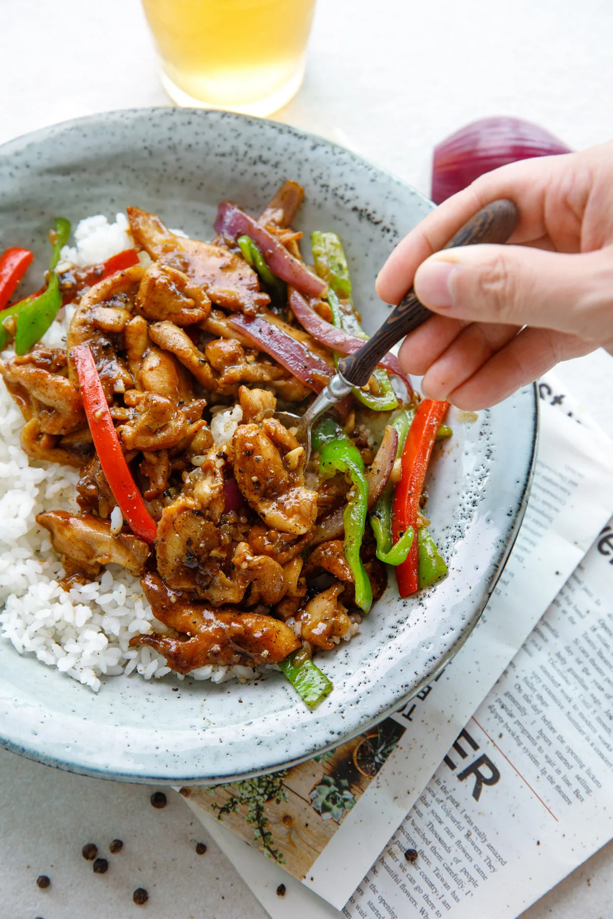 black pepper chicken