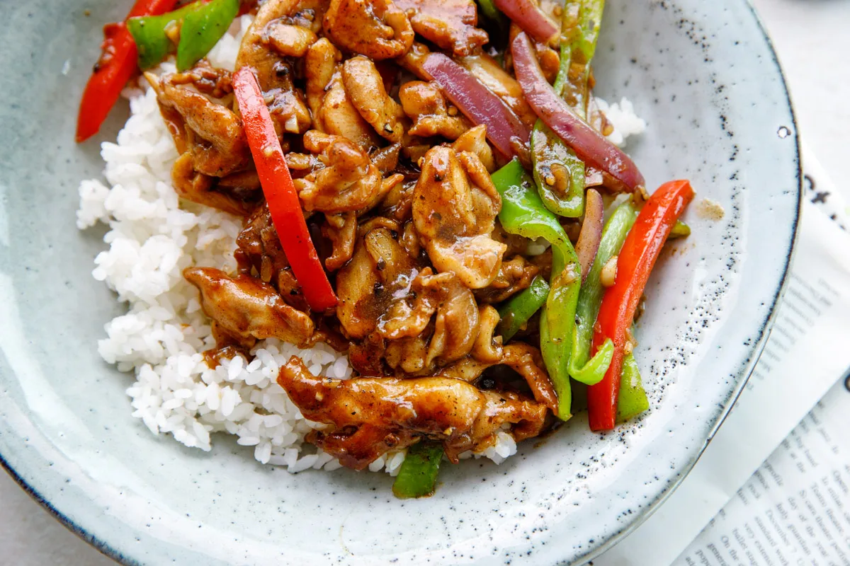 black pepper chicken