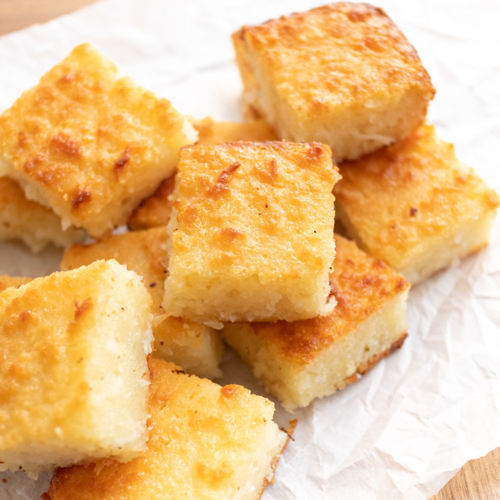 Vietnamese Baked Cassava Cake (Bánh Khoai Mì Nướng)