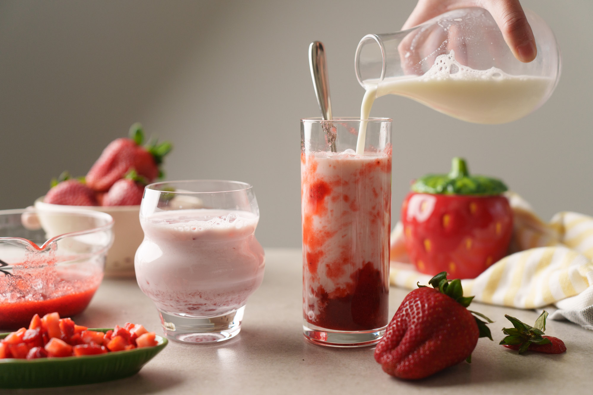 Korean Strawberry Milk Recipe