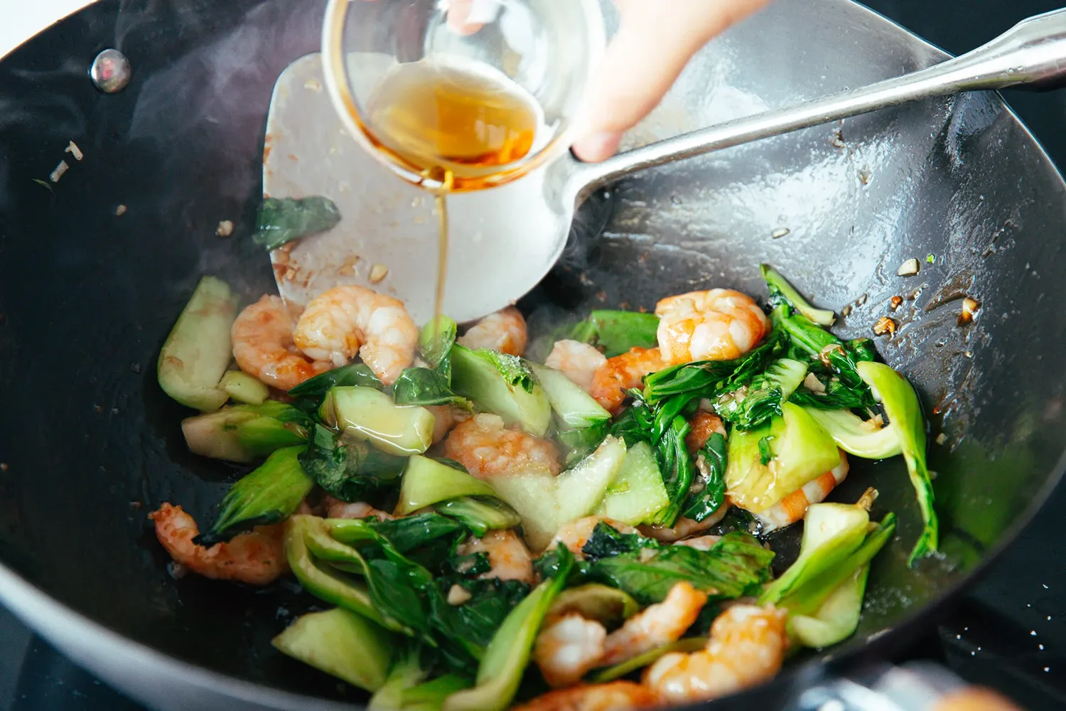 Shrimp and Bok Choy Stir Fry