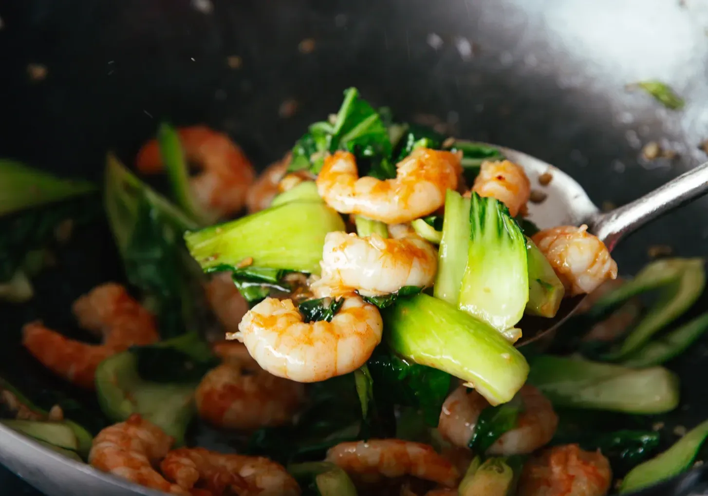 Shrimp and Bok Choy Stir Fry