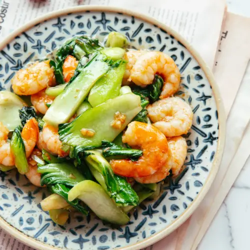 Shrimp and Bok Choy Stir Fry