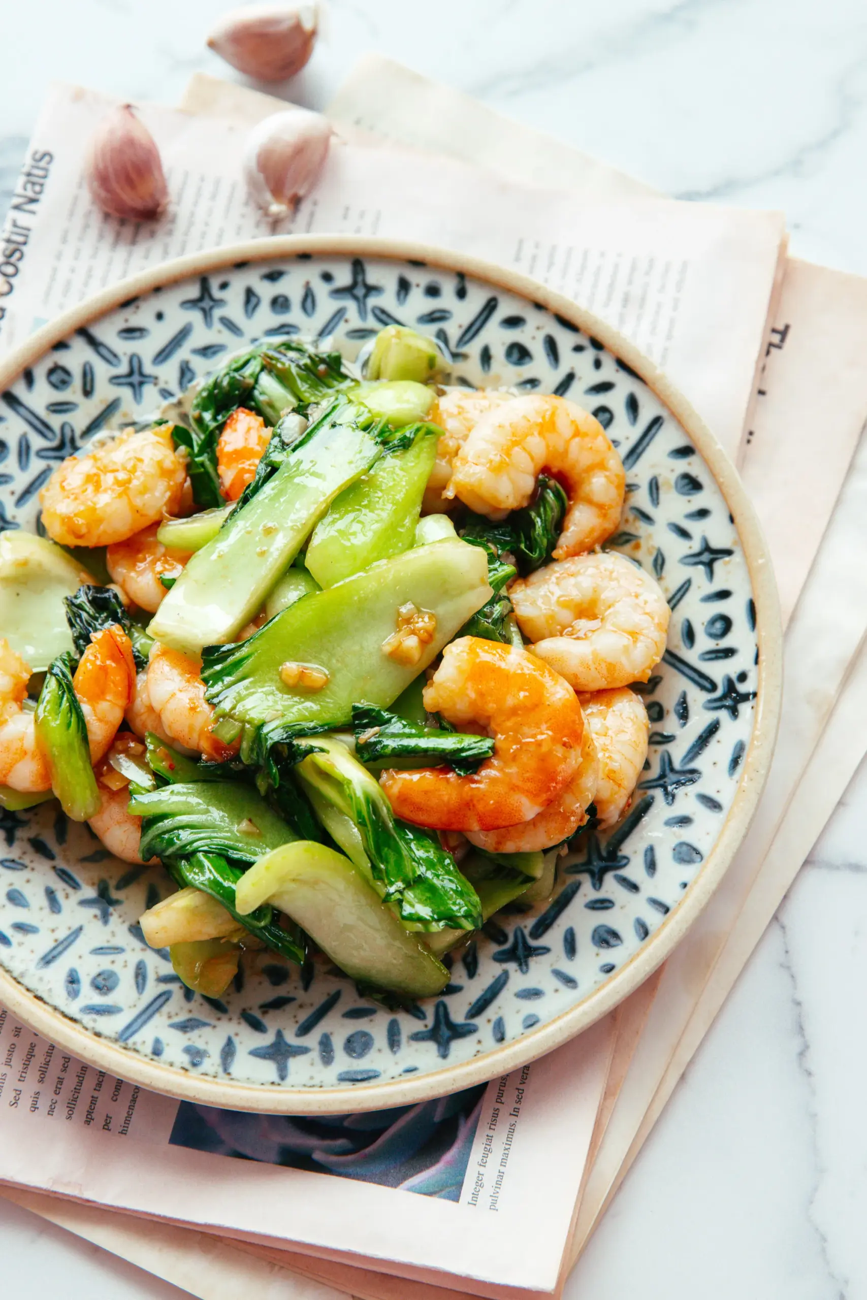 Shrimp and Bok Choy Stir Fry