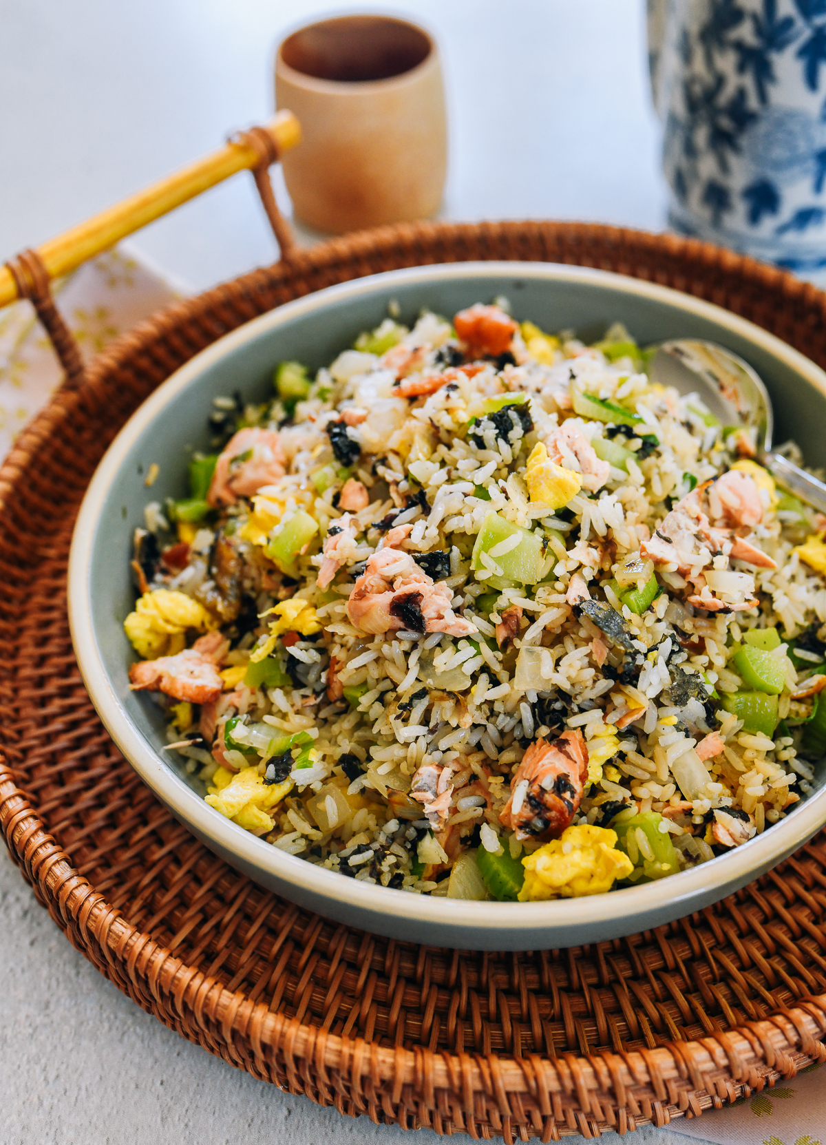 Savory Salmon Fried Rice Recipe